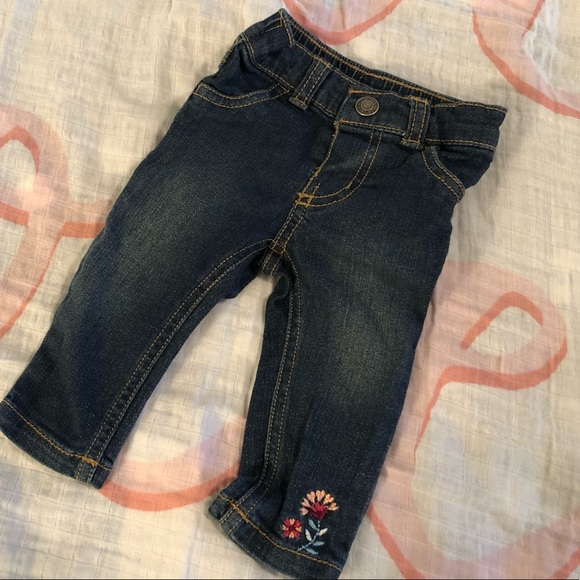💜 Carters embroidered jeans - Picture 1 of 3